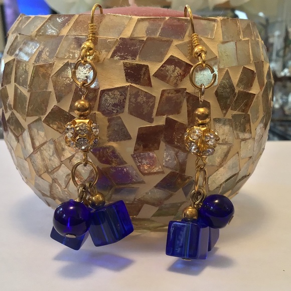 Beautiful Blue beaded Set - Picture 3 of 7